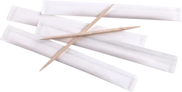 Tannpirker Singlepakket i Papir, 1000 stk