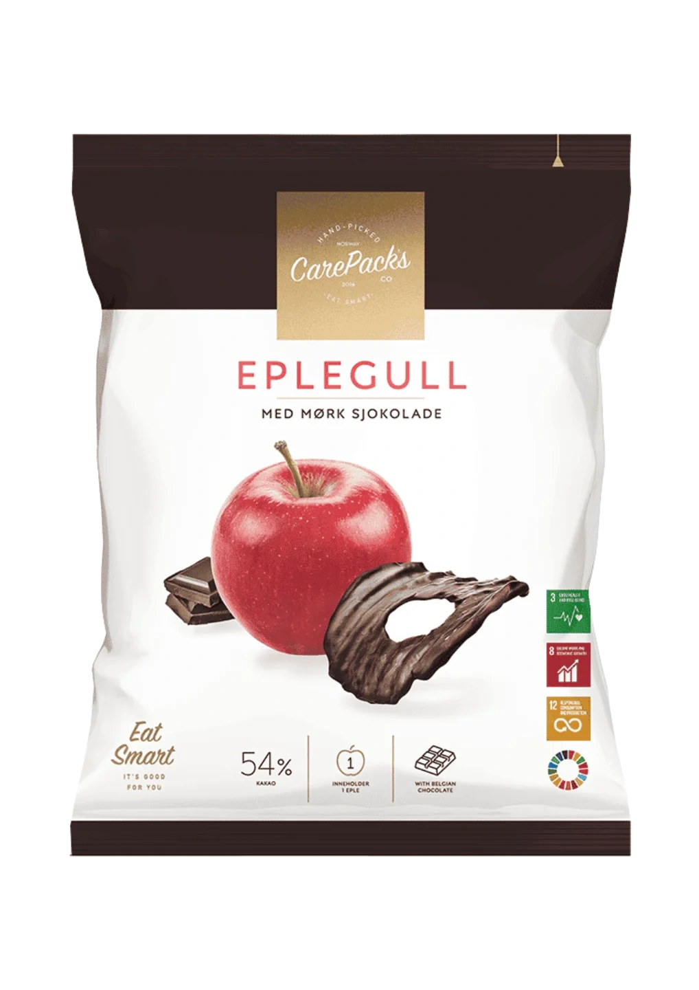 Eplegull Sjokolade 40g Carepacks