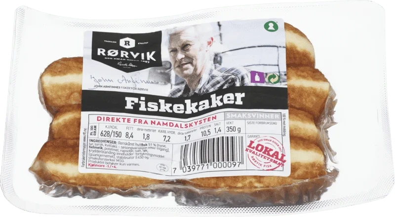 Fiskekaker 350g Rørvik