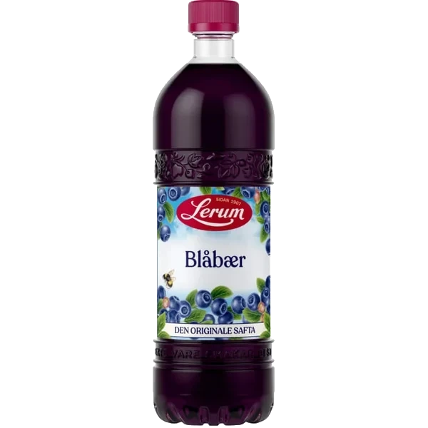 Blåbærsaft 0,75l Lerum