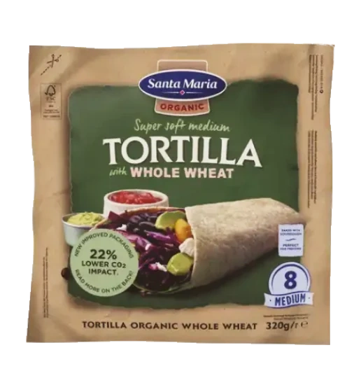 Tortilla Whole Wheat 320g