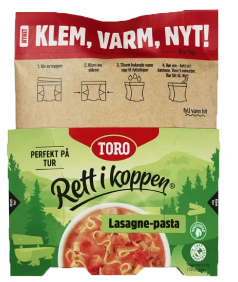 Toro Rett I Koppen Lasagne-Pasta 68g