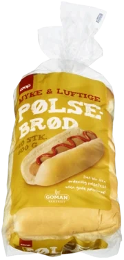 Coop Pølsebrød 10pk 600g