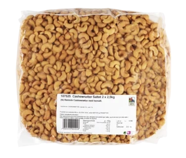 Cashewnøtter, Saltet 2,5kg