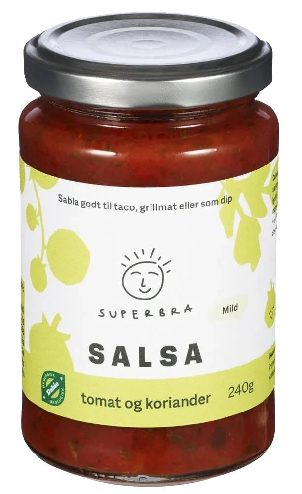 Mild salsa tomat og koriander