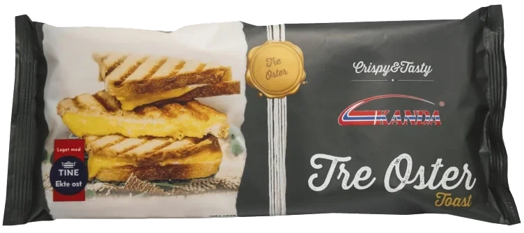 Toast 3oster 166g Kanda