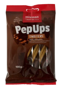 Pep Ups Twisters 3-smak 100g