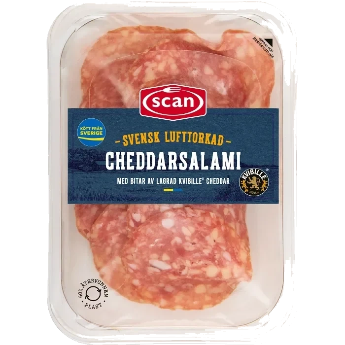 Cheddarsalami 75g Scan