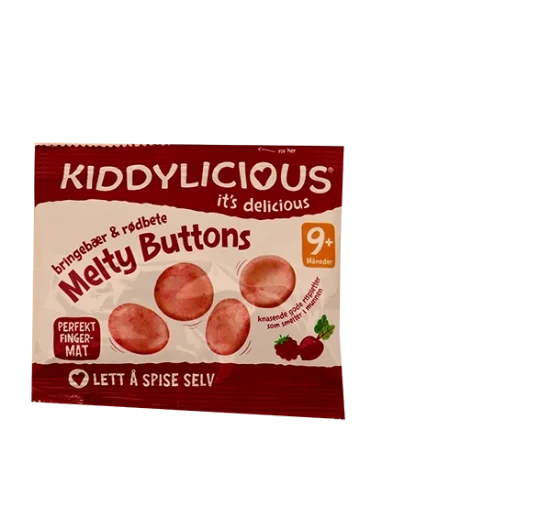 Melty Buttons Bringebær & Rødbeter 6g