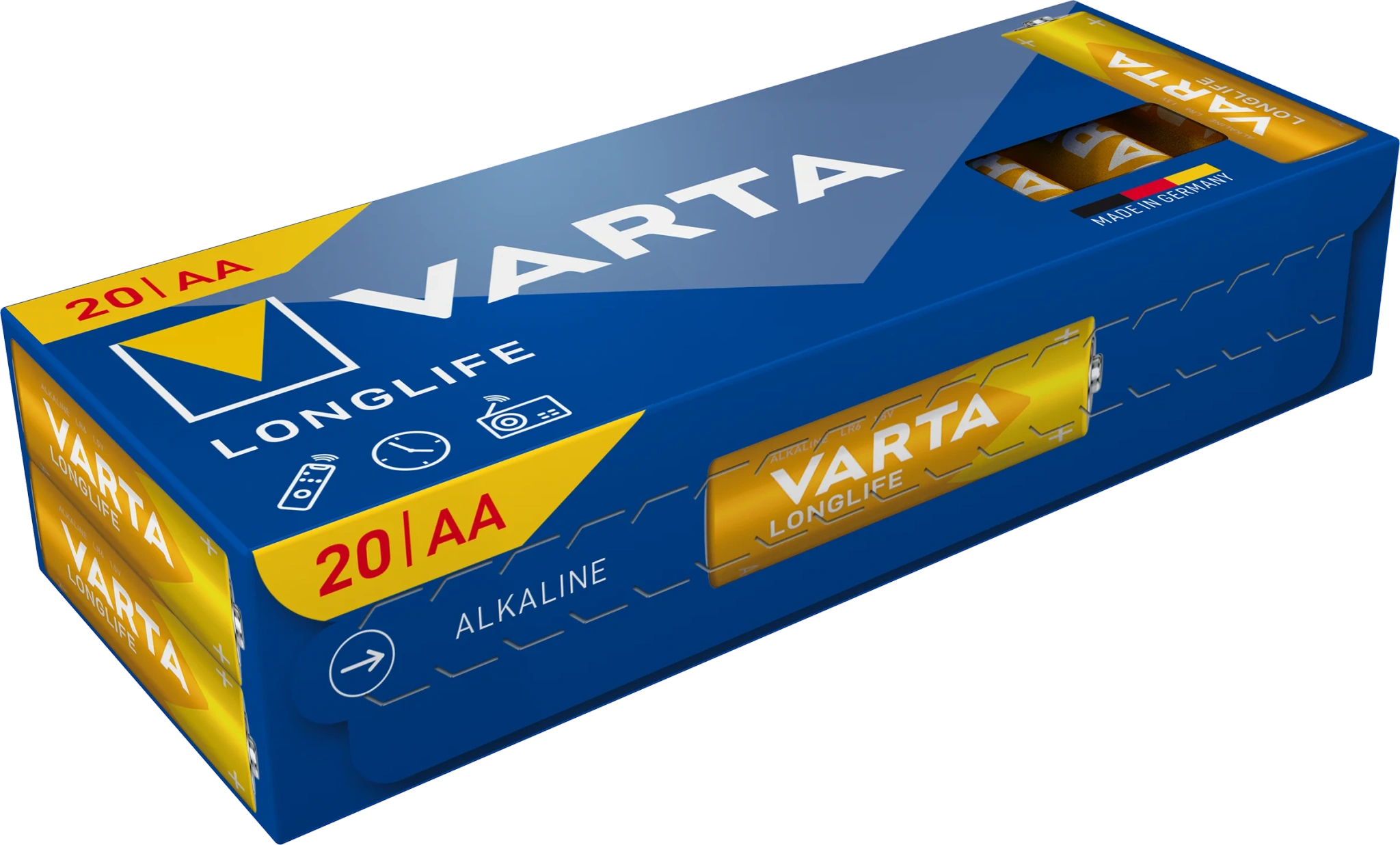 Batteri Longlife AA 20-pack