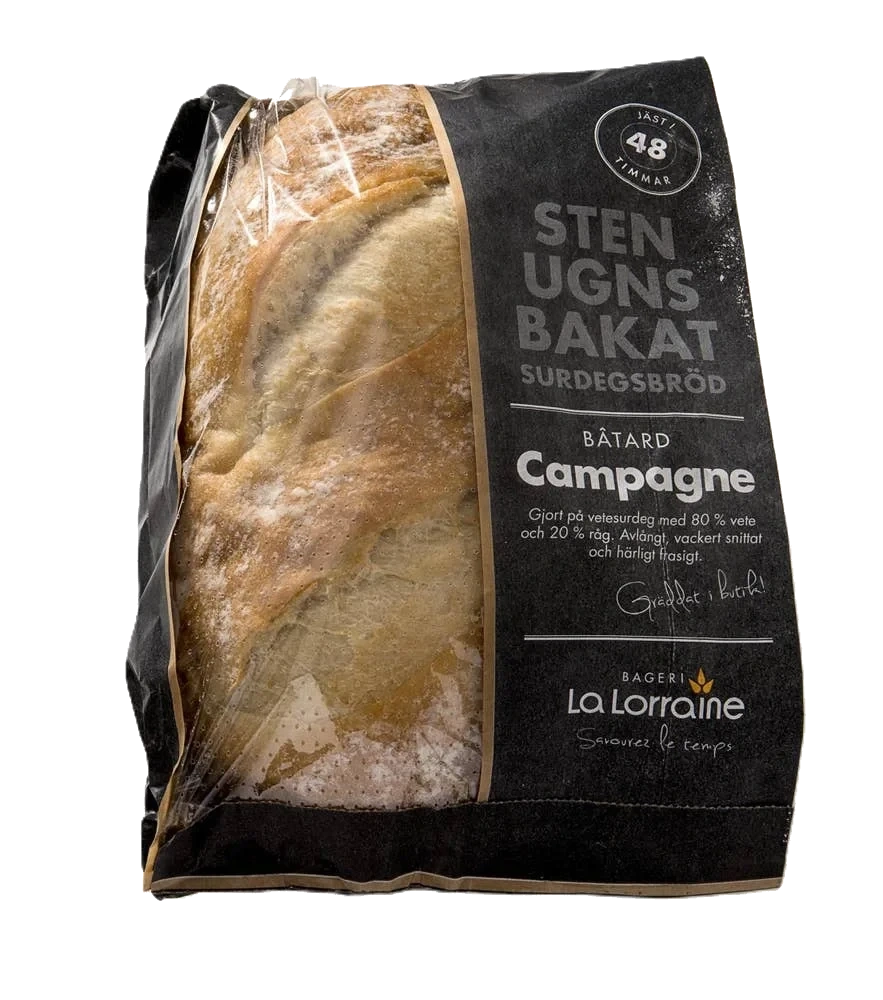 Bâtard Champagne Stenugnsbakat Surdegsbröd