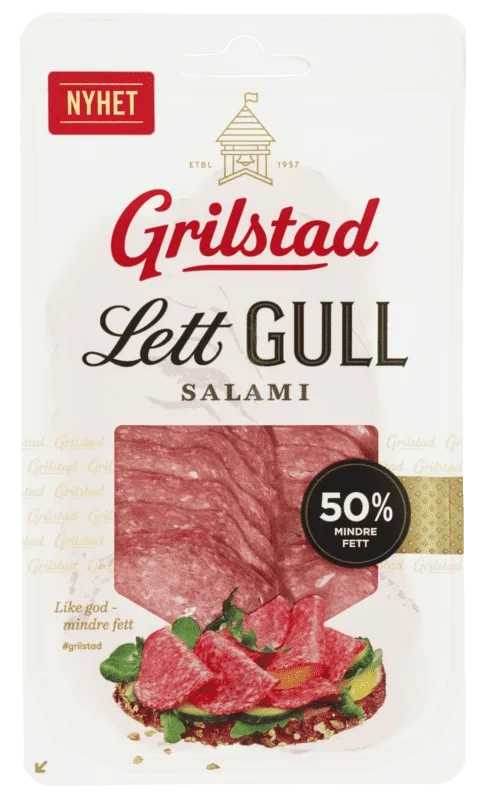 Grilstad Lett Gullsalami 80g