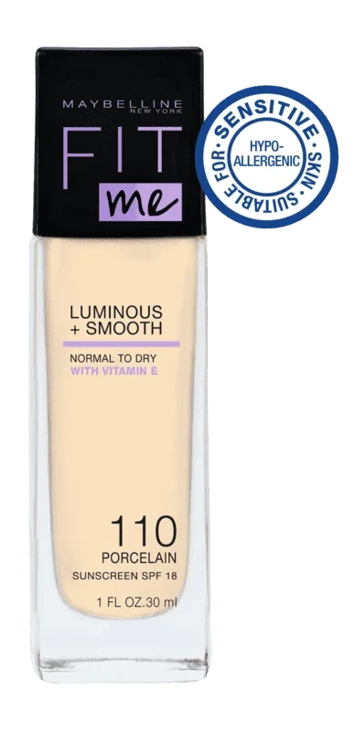 Maybelline Fit Me Luminous & Smooth Foundation Porcelain 110