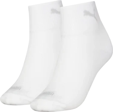 Puma Woman Quarter Sock 2pk Hvit 35/38