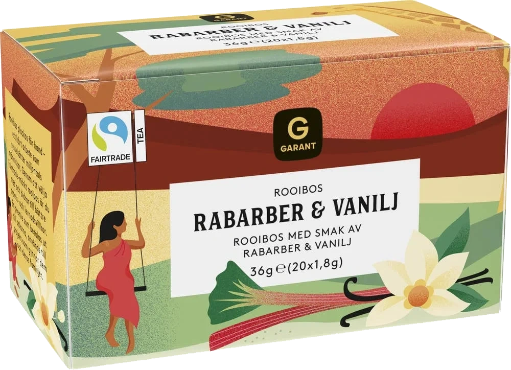 Te Rooibos Rabarber & Vanilj