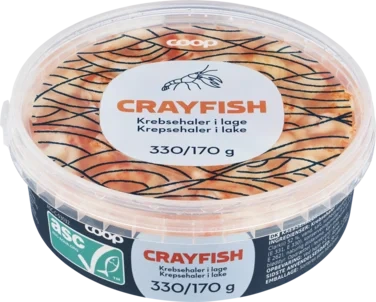 Crayfish In Brine - Count 100-300, Asc