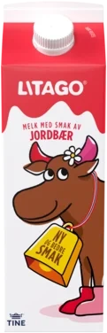 Litago Melk Jordbær 0,5l Tine