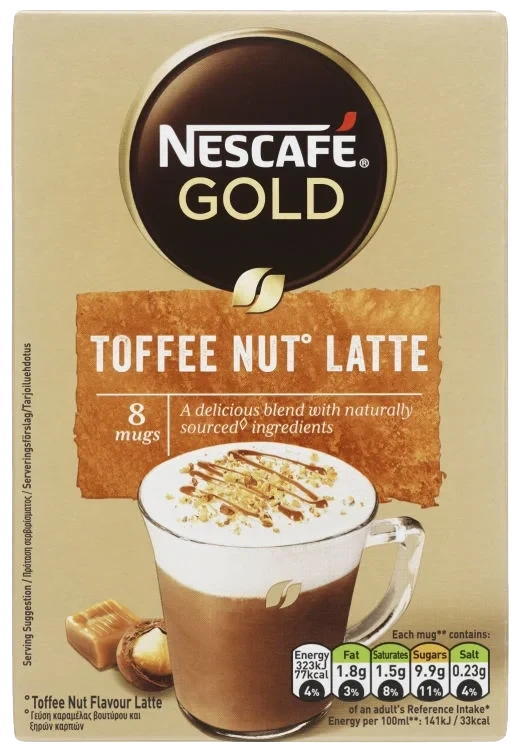 Nescafé Gold Toffee Nut Latte 148.8g
