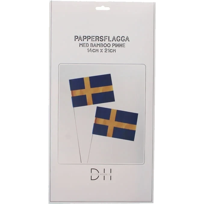 Pappersflaggor 4st