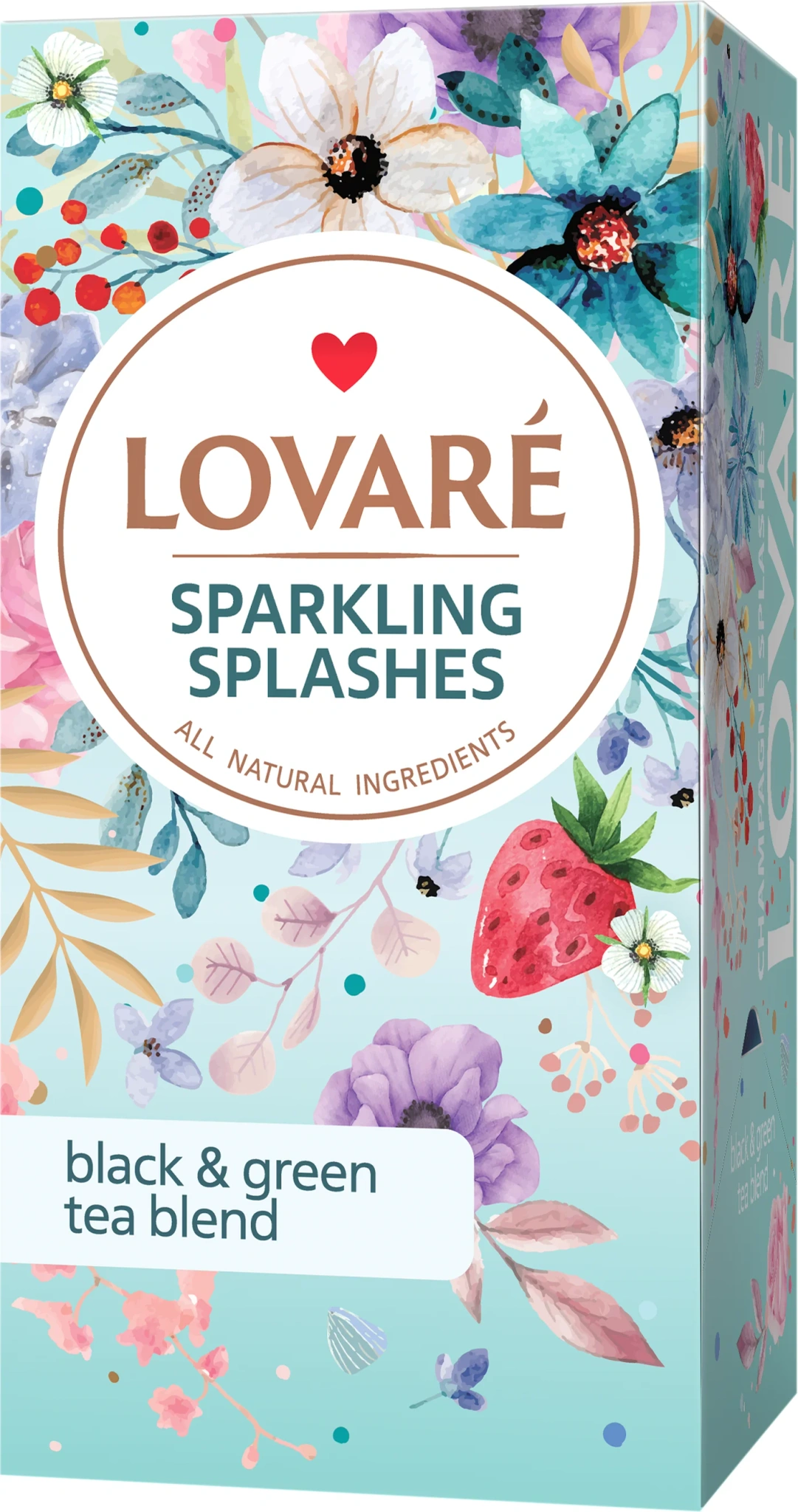 Svart te Champagne Splashes 24-pack