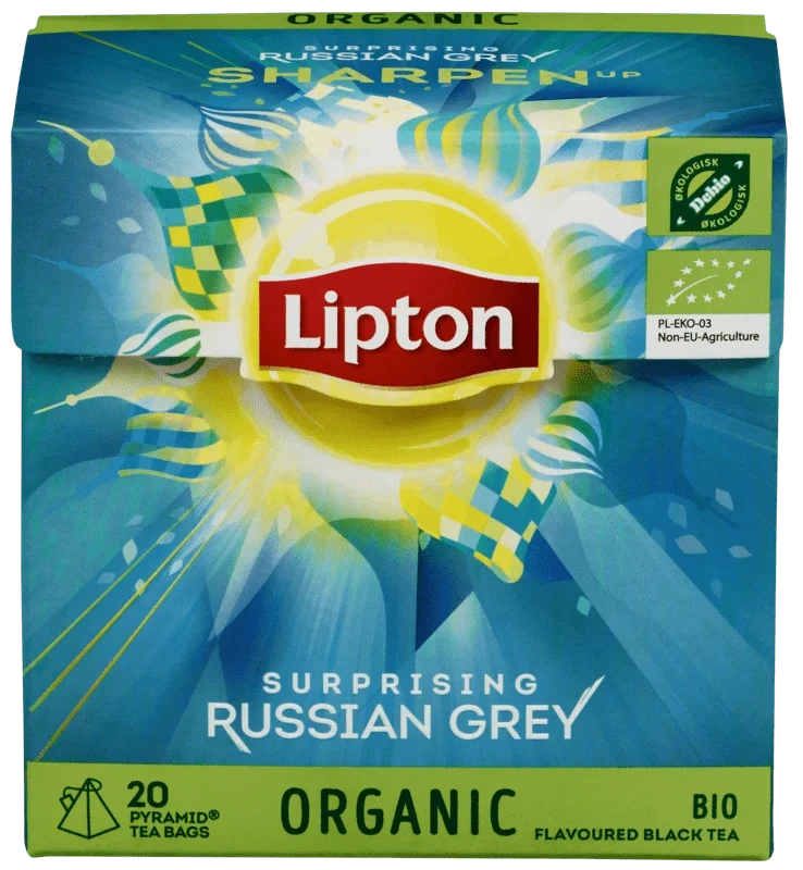 Lipton Russian Grey Sharpen Up Økologisk 20stk