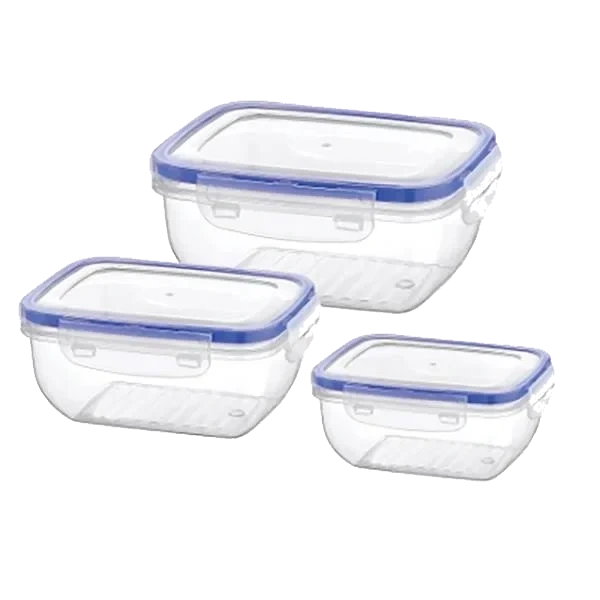 Oppbevaringsbokser - 3pk