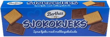 Sjokokjeks 125g Berthas