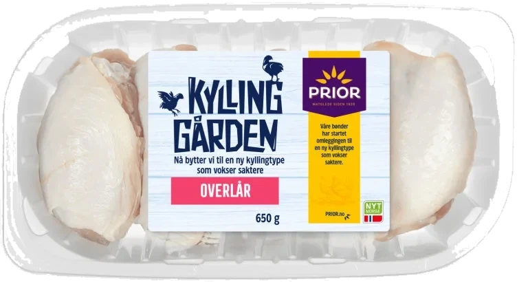 KG Kylling Overlår 650g Enh