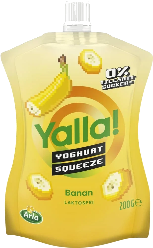 Yoghurt Squeeze Banan
