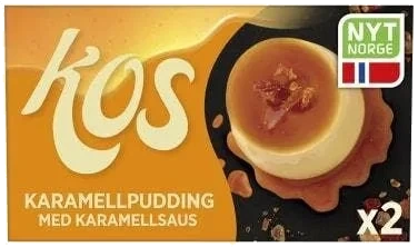 Karamellpudding med karamellsaus
