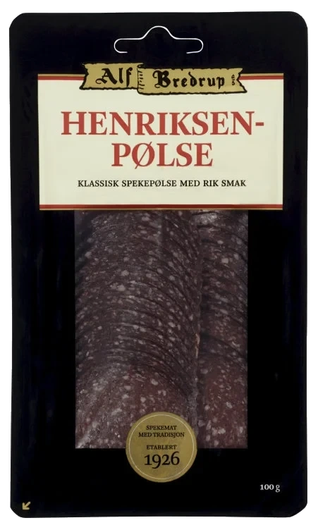 Henriksenpølse 100g Bredrup