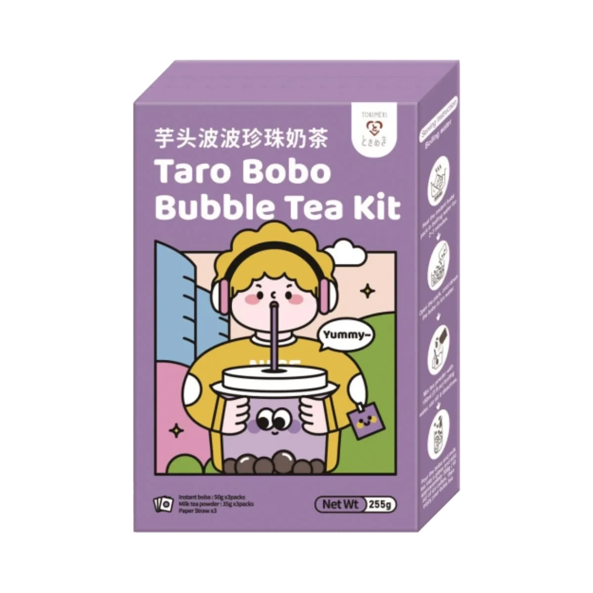 Tokimeki Bubble Tea Kit Taro 255 g