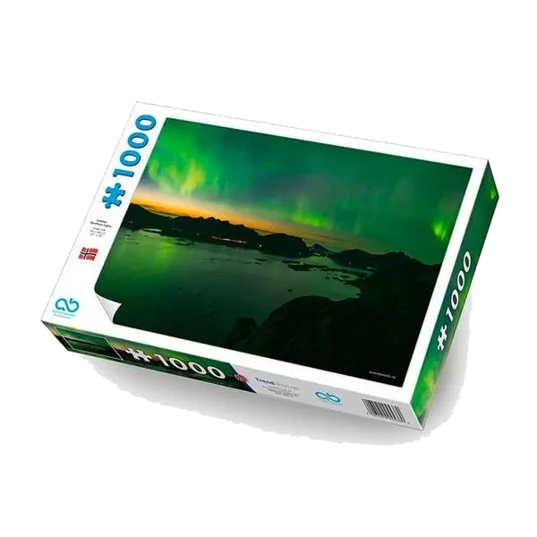 Puslespill 1000 Brikker - Lofoten Northern Lights