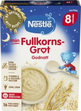 Min Fullkornsgrøt God Natt 8m 410g