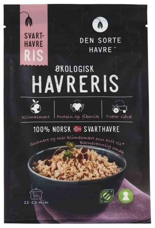 Havreris Økologisk 500g Den Sorte Havre