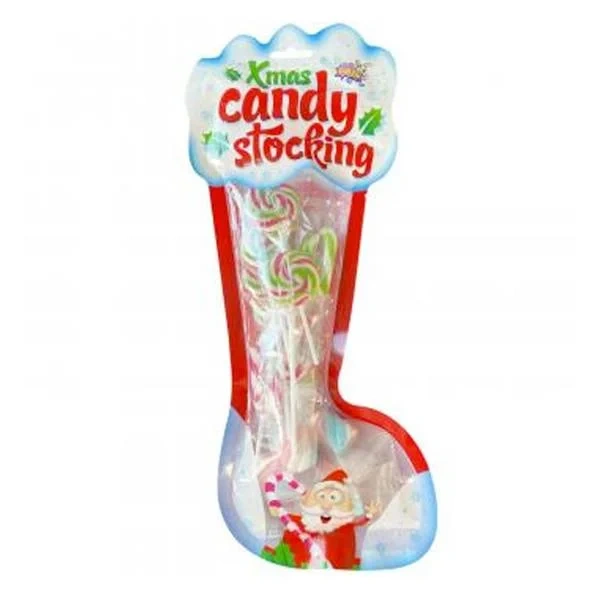 Julestrømpe - Candy Canes & Lollipops