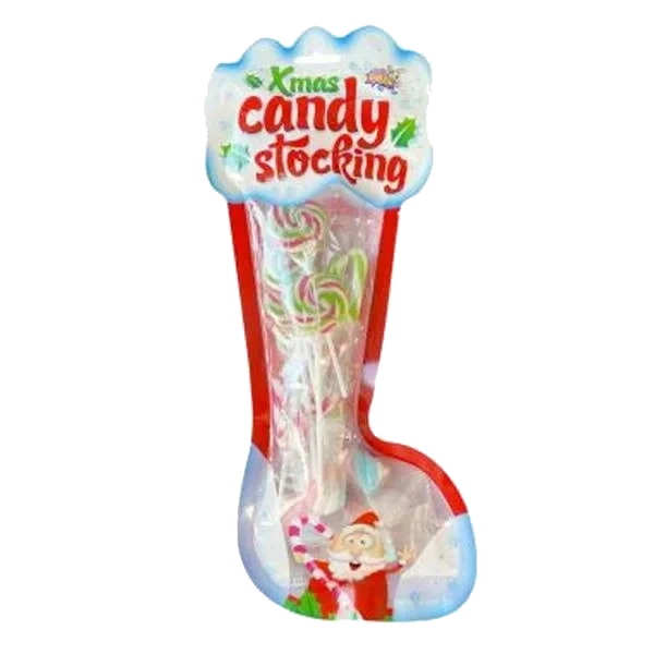 Julestrømpe - Candy Canes & Lollipops