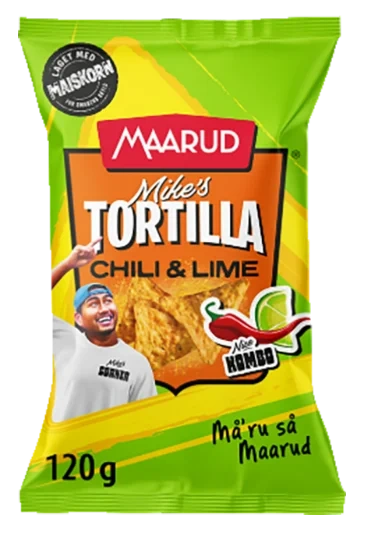 Maarud Tortilla Chili&Lime 125g