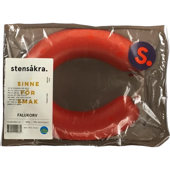 Falukorv 70% Kötthalt 800g Stensåkra