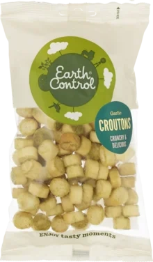 Earth Control Krutonger med Hvitløk 80g