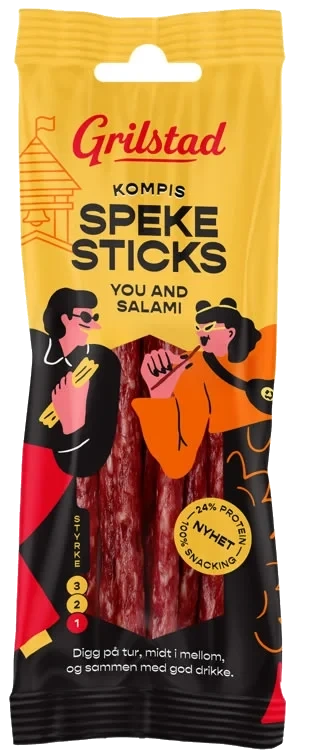 Spekesticks Kompis Salami 60g Grilstad