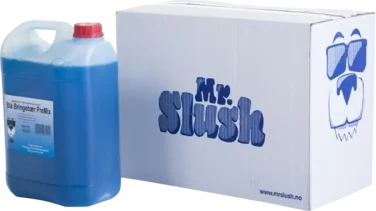 Slush Blå Bringebær Vannis Mrslush