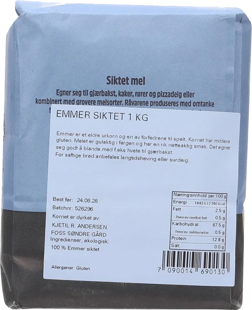 Emmer siktet