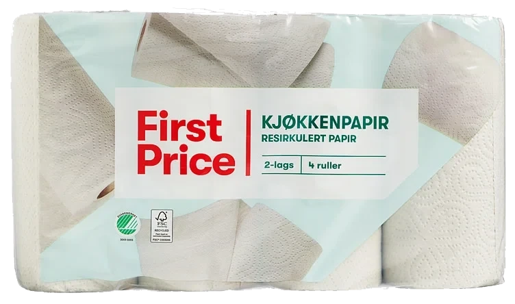 Kjøkkenpapir 4rl First Price
