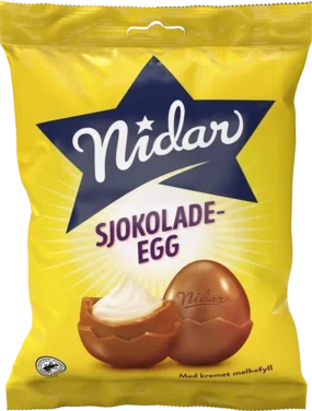 Nidar Sjokoladeegg 187g