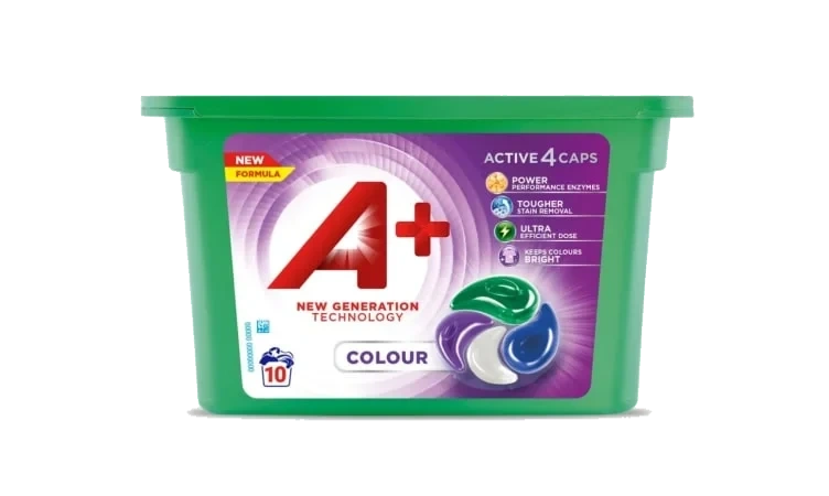 A+ Active 4 Color Caps 14stk