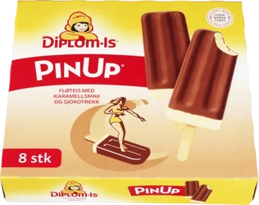 Diplom-is Pinup Karamell 8stk