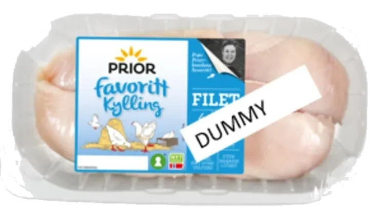 Kyllingfilet skivet 850g Prior