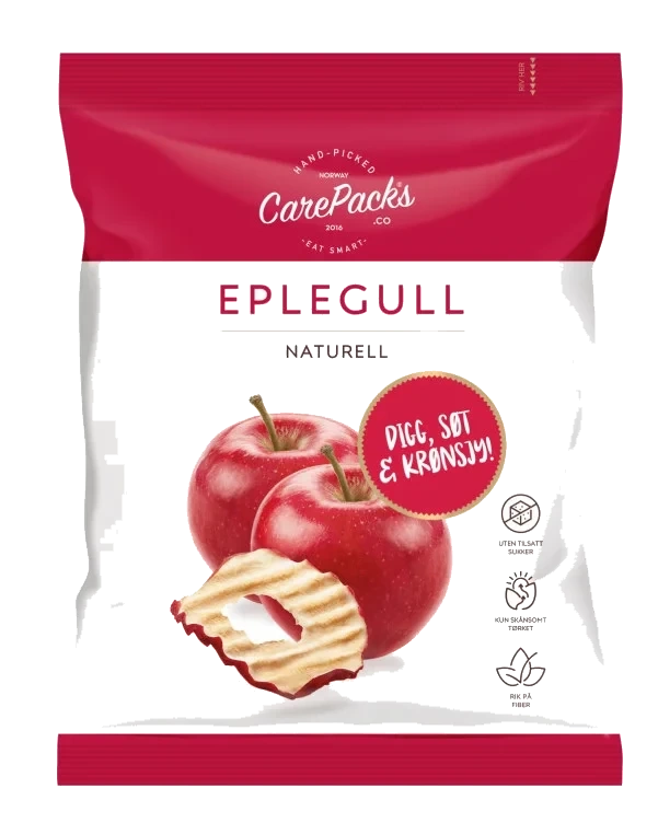 Eplegull Naturell 25g Carepacks
