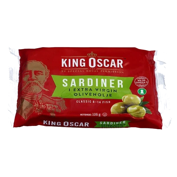 Sardiner I Olje 106g King Oscar